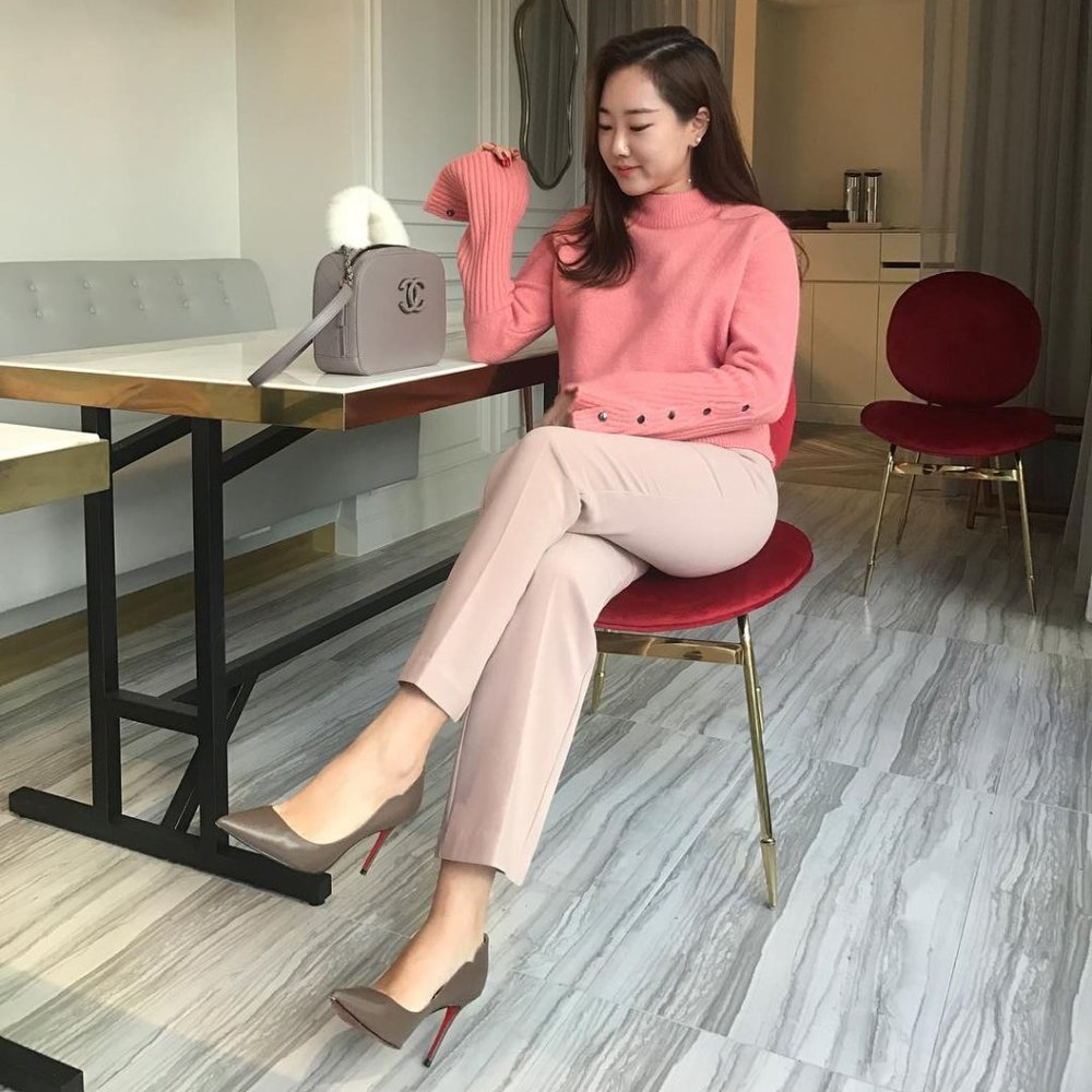 Slim Flared Trousers Pants for Work/Dates/Casual
